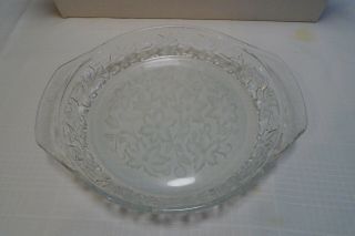 Princess House Fantasia 9 - 1/4 " Pie Plate Frosted Bottom