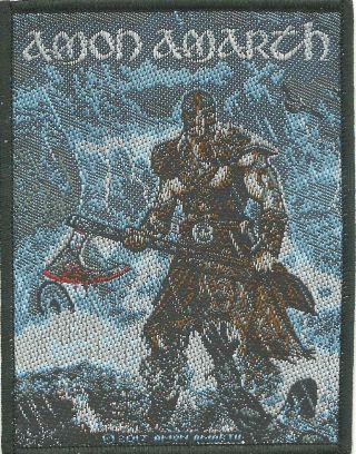 Amon Amarth Jomsviking 2017 - Woven Sew On Patch Official Merchandise
