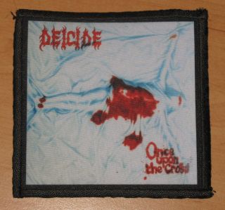Deicide " Once Upon The Cross " Silk Screen Patch