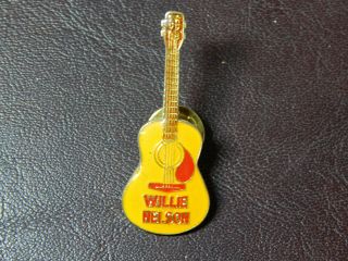 Willie Nelson Guitar Hat Pin