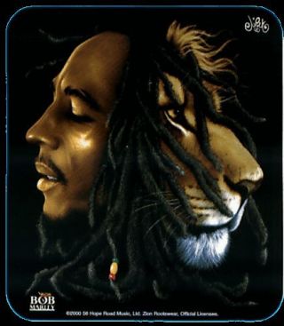 15229 Bob Marley Lion Of Judah Zion Rasta Reggae Rastafari Music Sticker / Decal