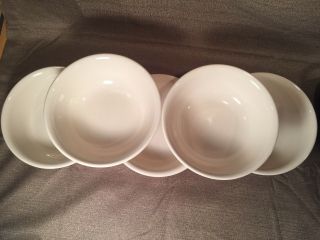 5 Corelle HOMETOWN Soup/Cereal Bowls 6 1/4” Red Cherries Heart Exc.  Cond. 3