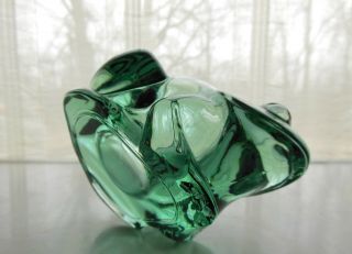 Indiana Glass Green Frog Votive Candle Holder 3