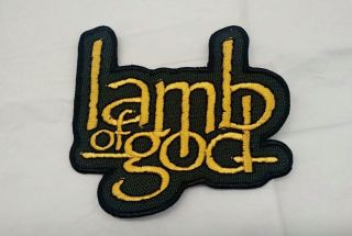Lamb Of God Embroidered Patch Iron/sew Usa Seller Slayer Behemoth