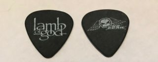 Lamb Of God - 2009 Tour Issued Guitar Pick No Fear Black & White