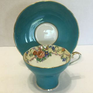 Vintage Aynsley Bone China Teacup And Saucer