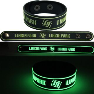 Linkin Park Bracelet Wristband Gg22 Glow In The Dark
