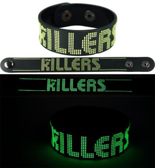 The Killers Bracelet Wristband Gg139 Glow In The Dark/battle Born