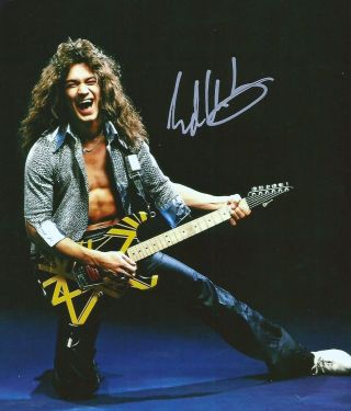 Eddie Van Halen - 8 X 10 Glossy Signed Photo Reprint