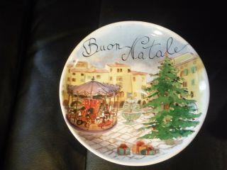 Buon Natale 2011 Christmas Plate Sur La Table Made In Italy Ceramisia