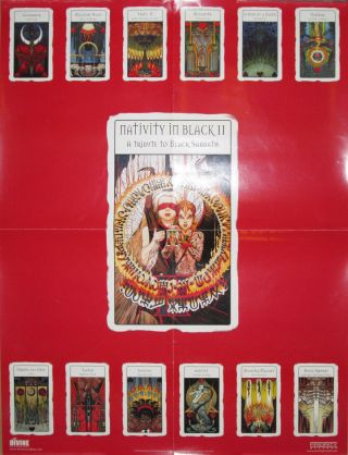 Black Sabbath Tribute,  Nativity In Black Ii,  Divine Promo Poster,  2000,  18x24,  Vg