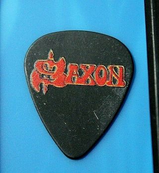 Saxon // Paul Quinn 2017 Tour Guitar Pick // Iron Maiden Van Halen Ac/dc