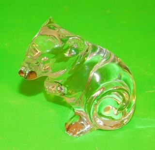 Gorgeous Princess House Pets Crystal Mouse Rat 24 Lead Crystal Figurine Germany
