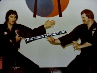 Karate Elvis Photo Demonstrates Moves W/black Ghee Bandaged & 1974 5