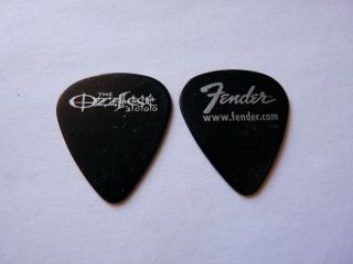 Ozzfest Black Fender 2000 Concert Tour Issued Guitar Pick Ozzy
