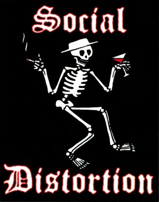 15107 Social Distortion Mike Ness Punk Rock Band Cowpunk Music Sticker / Decal