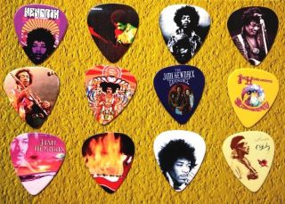 Jimi Hendrix Guitar Picks Set Of 12