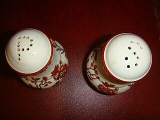 Spode Indian Tree Salt and Pepper Shakers 2