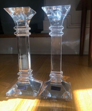 Waterford Marquis Crystal Candle Holder 8in High 3