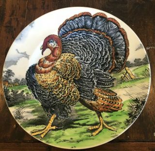 W.  R.  Midwinter Thanksgiving Turkey 10” Dinner Plate