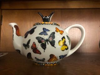 Butterfly Teapot England By Paul Cardew