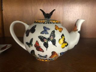 Butterfly teapot England by Paul Cardew 4
