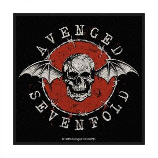 Official Licensed - Avenged Sevenfold - Distressed Skull Sew On Patch Metal A7x