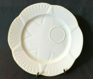 VINTAGE SHELLEY REGENCY DAINTY SNACK SET PLATE AND CUP GOLD TRIM 1 of 4 5