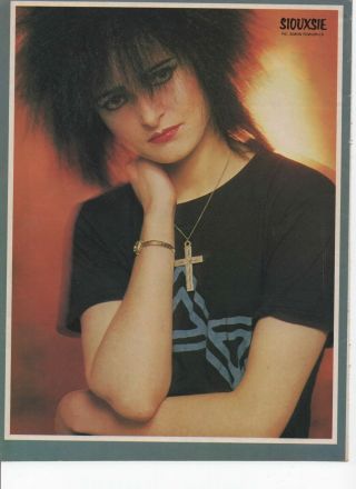 Siouxsie And The Banshees - 1980 - A4 Poster Advert 1980s