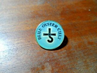 Blue Oyster Cult Vintage Pin Badge - Heavy Metal /rock Freepost Uk