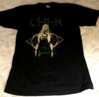 Cher Farewell Tour 2002 Concert T - Shirt 2 Sided Living Proof Size Large
