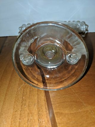 Vintage Imperial Glass Co.  Candlewick Fan Vase with Double Handles 3