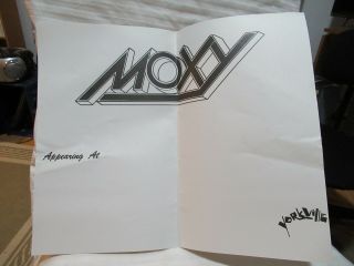 Moxy Self Titled Promo Poster :appearing At