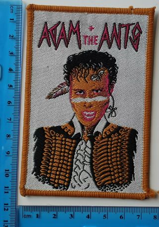 ADAM AND THE ANTS VINTAGE WOVEN PATCH ADAM ANT PUNK ROCK GOTH WAVE POP 2 2