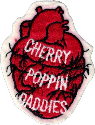 19186 Cherry Poppin Daddies Heart Swing Ska Punk Rock Music Band Iron On Patch