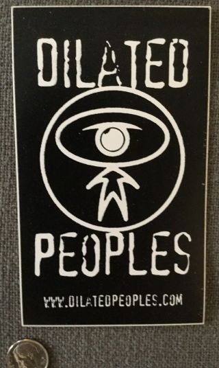 Rare Dilated Peoples Promo Sticker Indie Hip - Hop Vtg West Coast