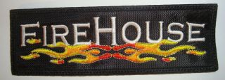 Firehouse - Logo Embroidered Patch Europe Lovehate Wildside Poison Vain Tuff