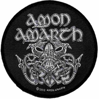 Official Licensed - Amon Amarth - Odin Woven Sew - On Patch Metal Viking