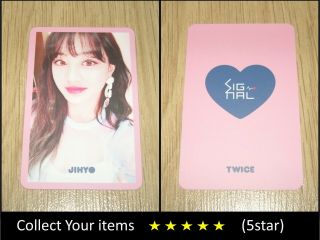 Twice 4th Mini Album Signal Pink Jihyo B Official Photo Card