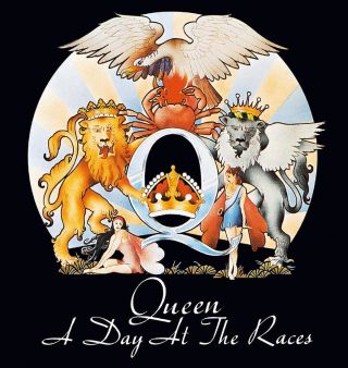Sticker Queen A Day At The Races Album Cover Art English Rock Band Music Decal