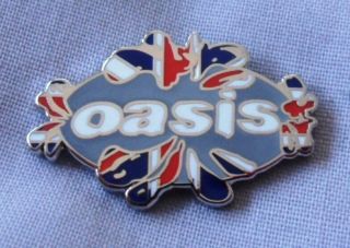 Oasis Enamel Badge.  Casual Connoisseur,  Ultras,  Hooligan,  Firm,  Football.