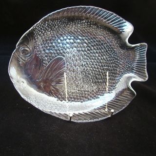 Arcoroc Poisson Clear Fish Dinner Plate (s) 10 1/4 " X 8 1/2 "