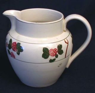 Vtg Adams Royal Ivory England Titian Ware 7” Milk Pitcher Hand Painted