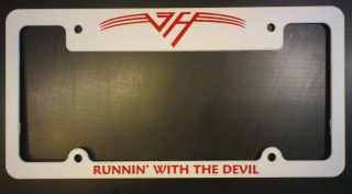 Van Halen License Plate Frame - Running With The Devil - Item