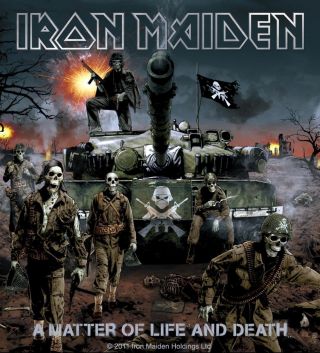 Sticker Iron Maiden A Matter Of Life And Death Album Art Metal Music Band Decal