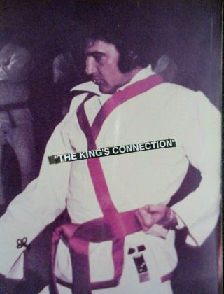 Karate Elvis Photo - Demonstrating Moves Hand Injury Bandaged & 1974 5