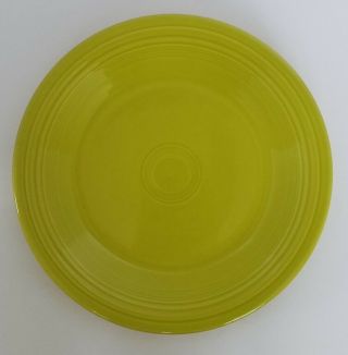 Fiestaware Lemongrass Yellow - Green 10 1/2 " Dinner Plate 332