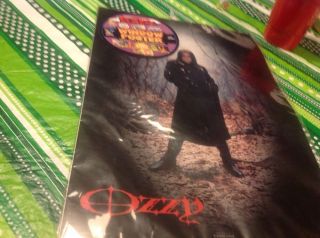 2002 Ozzy Window Poster 11 " X 16 ",  Translucent,  Factory