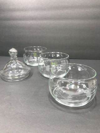 PRINCESS HOUSE HERITAGE CRYSTAL 3 TIER STACKABLE CANDY DISH 5