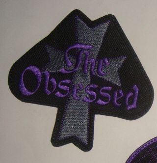 The Obsessed - Logo Embroidered Patch Witchfinder General Trouble Saint Vitus